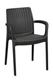 Пластиковые стулья с невысокой спинкой Keter BALI MONO 6 pack